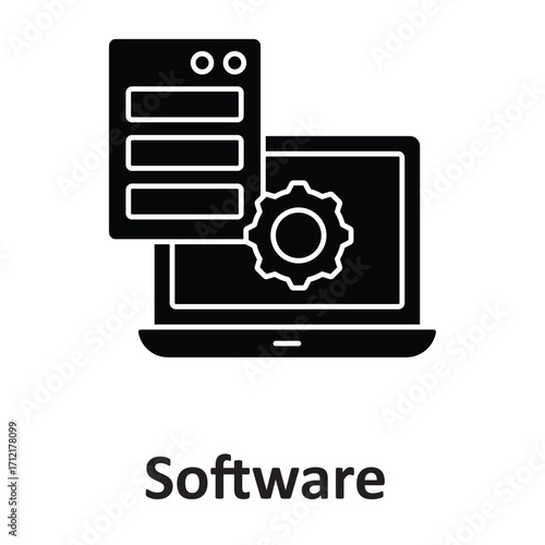 Software Setup Vector Icon which can easily modify or edit
