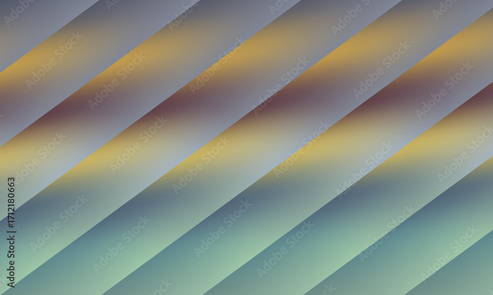 Obraz premium Diagonal gradient stripes with soft color transitions