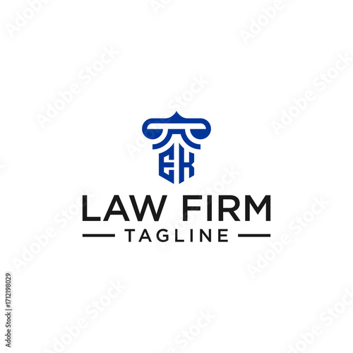 EK law logo design inspiration