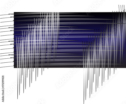Speed lines light effect, glowing magic rays, abstract neon lines. Police or car lights in motion concept. Vector illustration.