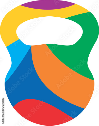 fitness tool color logo