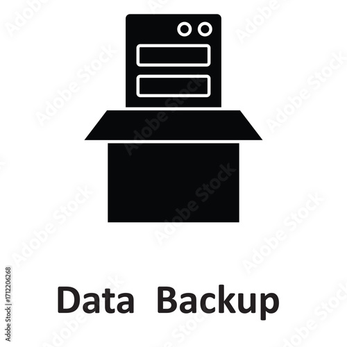 Data base backup Vector Icon which can easily modify or edit