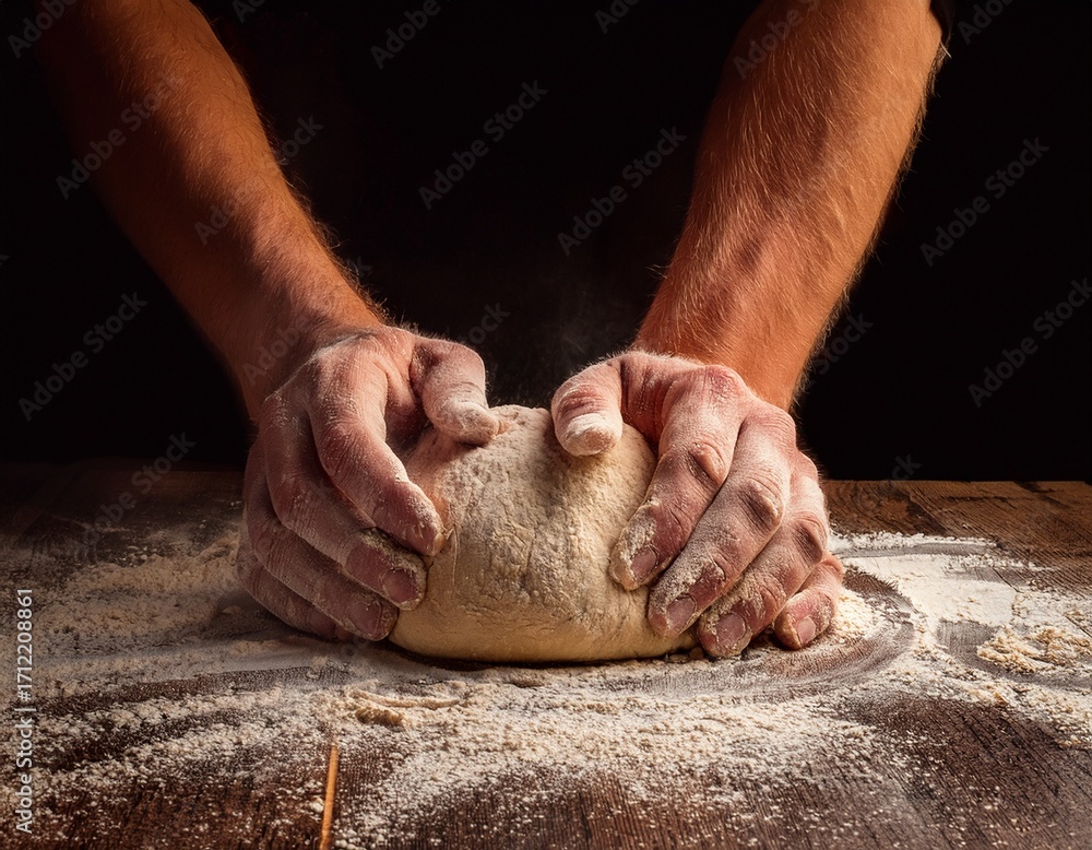 custom made wallpaper toronto digitalhands kneading dough