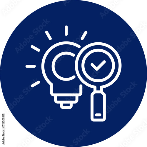Research icon isolated on white background. vector illustration icon for digital nomad