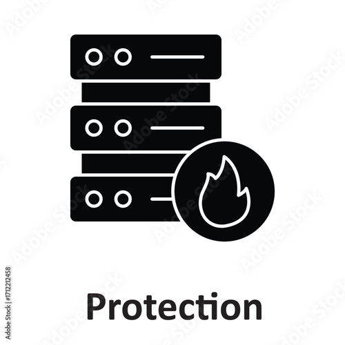 firewall protection  Vector Icon which can easily modify or edit