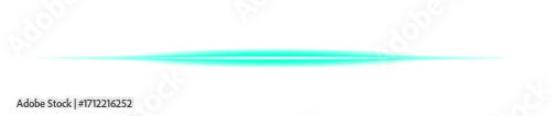 bright turquoise glowing light beam effect on dark black background with abstract style