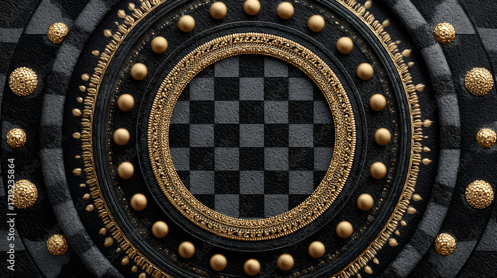 Obraz premium Luxurious Black Playing Cards with Golden Aces and Dice – Premium Casino Aesthetic in Cinematic Lighting
