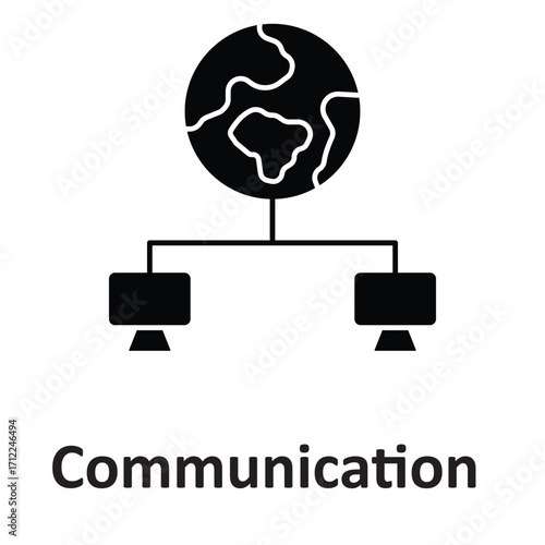 network communication  Vector Icon which can easily modify or edit