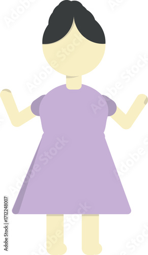 girl in pink dress
