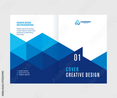 Cover design, creative layout of the magazine page, booklet, catalog, cover layout of the company s annual report