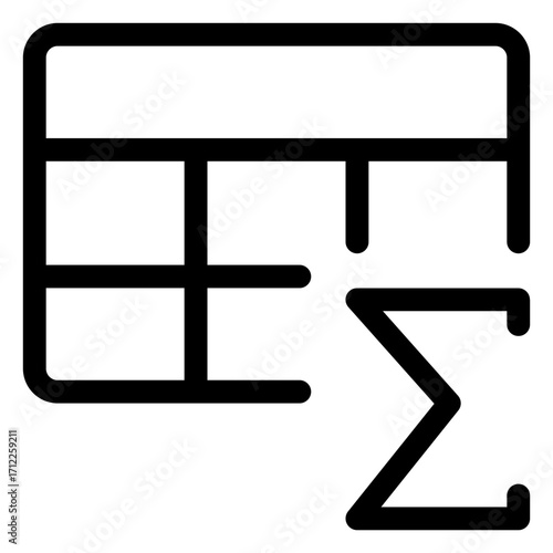 Simple calculator interface with table layout for data analysis and financial applications