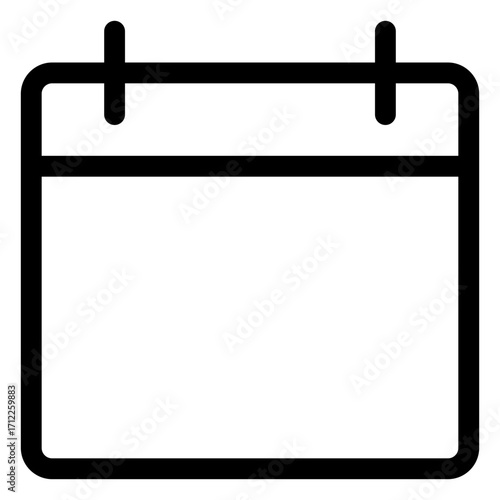 Stylish calendar design for scheduling, planning, and organizing events in digital applications and websites