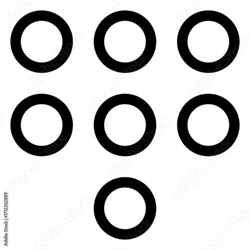 Stylish dial pad design for user-friendly communication interfaces and mobile applications