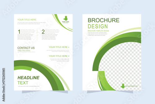 Modern Greenwave Corporate Brochure Template
