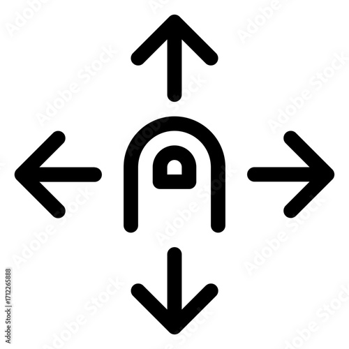 Gesture for expanding content in user interfaces and mobile applications