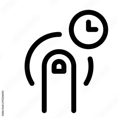 Interactive gesture tap for clock functionality in digital applications and user interfaces