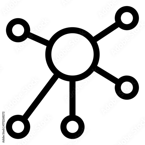 Visual representation of organizational structure and hierarchy for business and team management applications