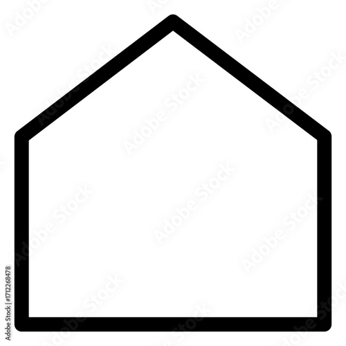 Stylish house design representing home, comfort, and real estate concepts for modern applications and websites