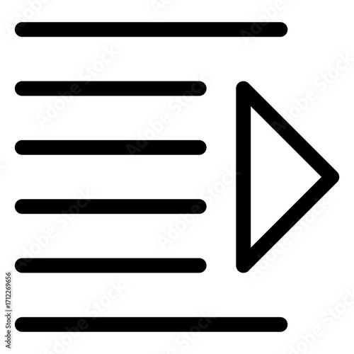 Text formatting tool for enhancing document structure and readability with increased indentation options