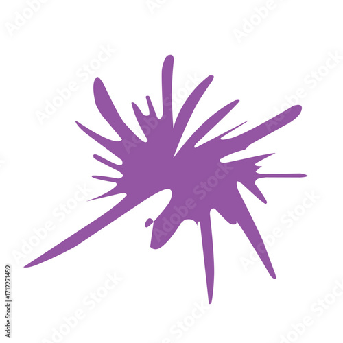 pink splash shape illustration.eps