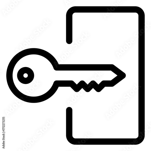 Secure login key for authentication and access control in digital applications and websites
