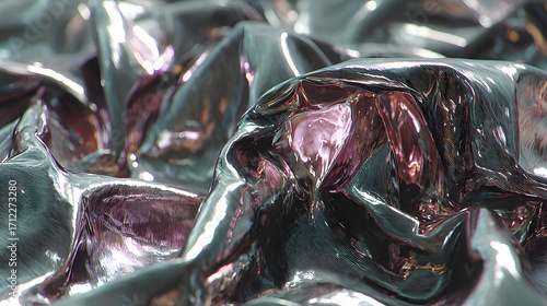 Dark Stylish Abstract Background with Neon Violet and Emerald Accents – Futuristic Metallic Texture