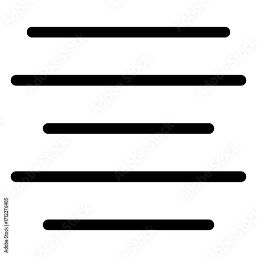 Centered paragraph layout for text formatting in digital content and web design