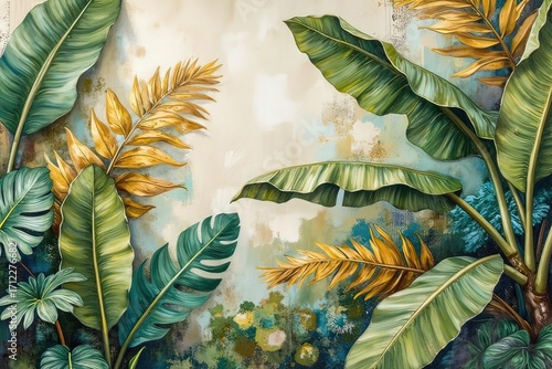 Ai sfondo a teme Halloween con zucche e foglie 05