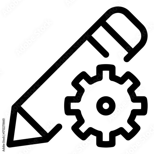 Creative pencil for editing and setting adjustments in design applications and digital content creation