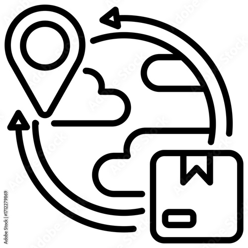 Export Outline Icon