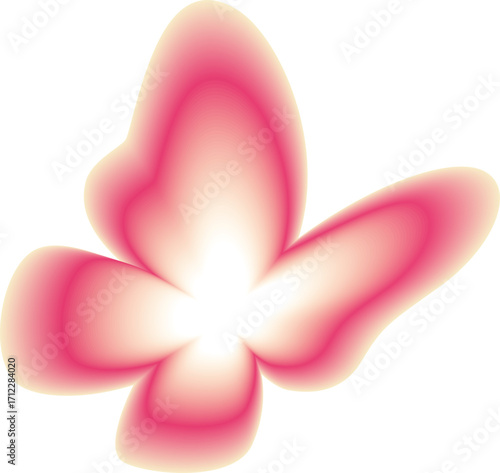 Y2k Gradient Butterfly