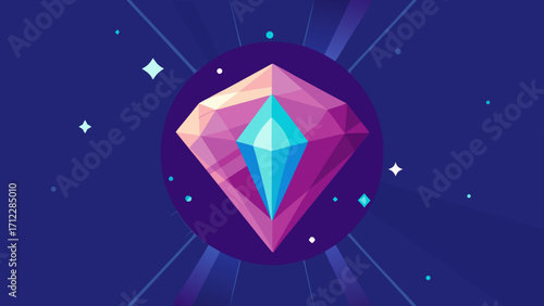 abstract background with stars