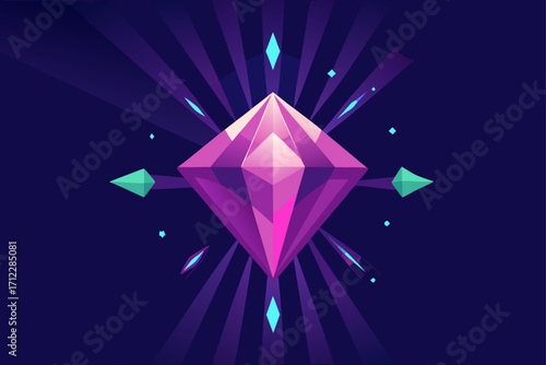abstract background with triangles
