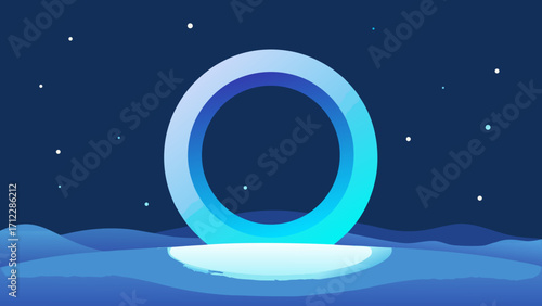 the moon and stars