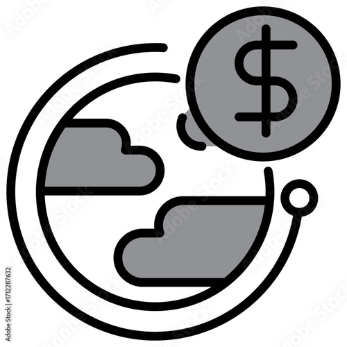 Trade Single Icon Pack Multystyte Illustration
