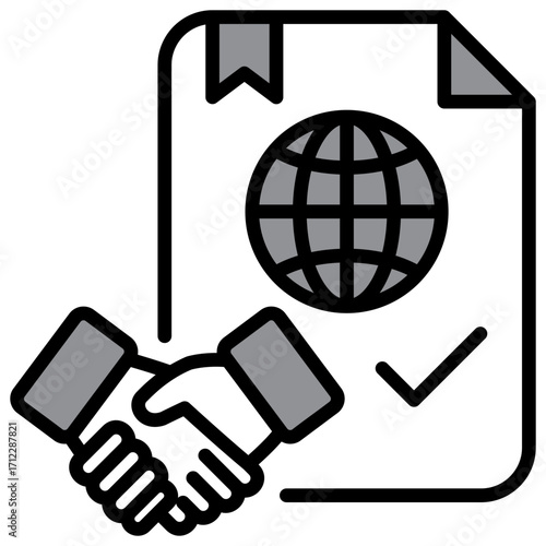 Treaty Single Icon Pack Multystyte Illustration