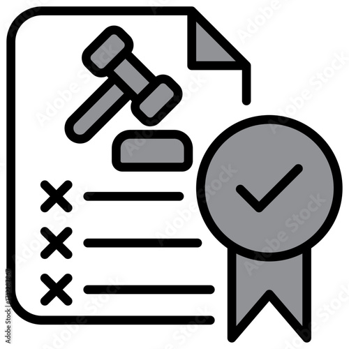 Deregulation Single Icon Pack Multystyte Illustration