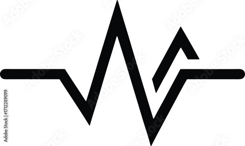 Pulse check vector icon.