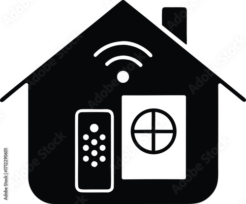 Remote therapy vector icon.