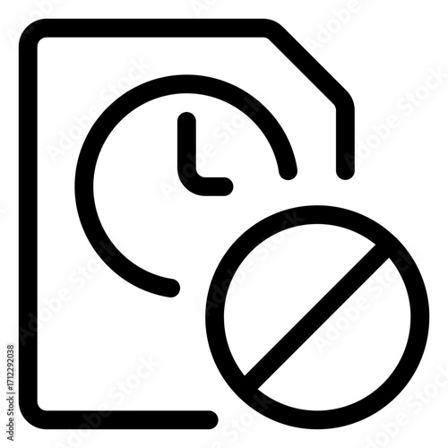 Stylish time clock design representing punctuality and time management for professional and personal use