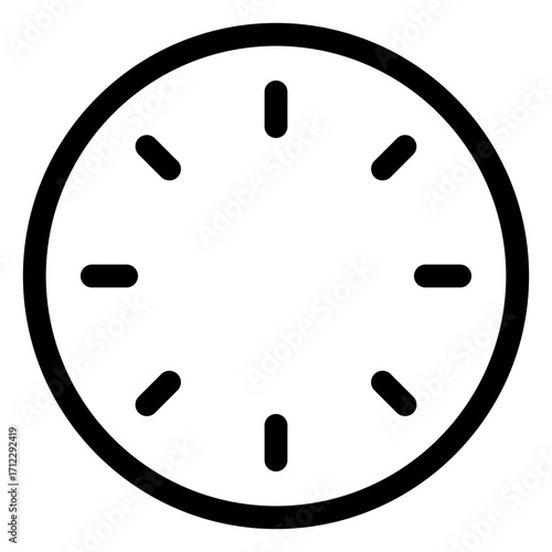Midnight clock design representing late-night hours and time management for apps and websites