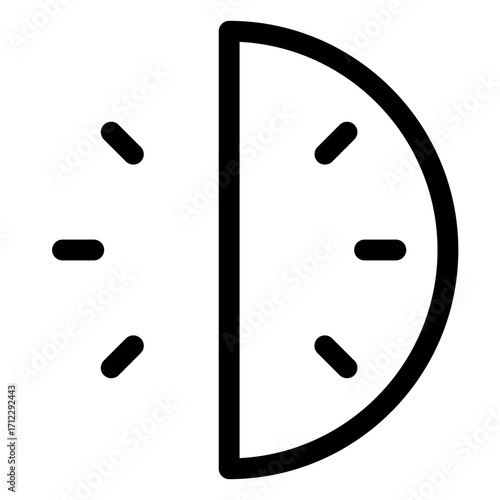 Stylish time clock design representing punctuality and time management for business and personal use
