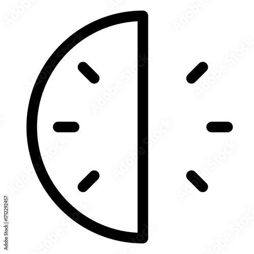 Stylish time clock design representing punctuality and time management for professional and personal use