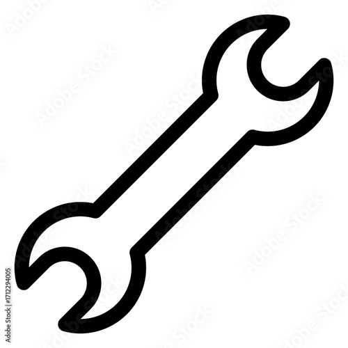 Vintage wench tool for mechanical and industrial applications, showcasing craftsmanship and traditional engineering techniques