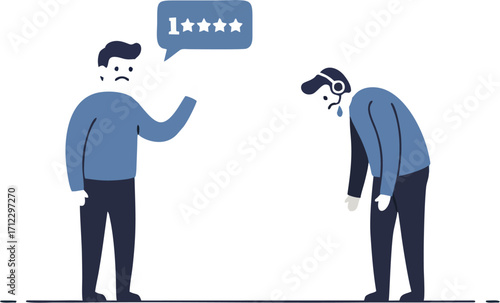 Customers Complaint Upsetting Call Center Employee