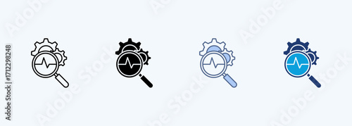 Remote Diagnostics Multiple Style Icon Collection