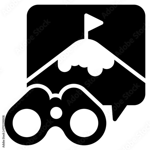 Opportunity Glyph Black Icon