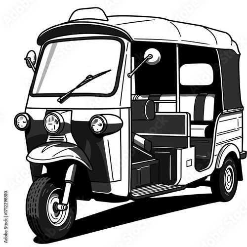 rickshaw, tuk, auto, taxi, cab, transport, vehicle, ride, travel, commute, passenger, driver, motor, cycle, city, street, mobility, tourism, hire, journey, carriage, public, fare, transportion, urban,