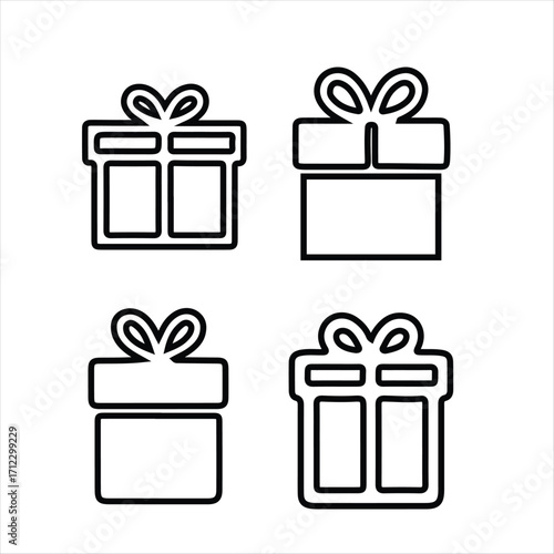 gift icon or logo isolated sign symbol vector illustration - Collection of high quality.