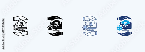 Supervisory Control Multiple Style Icon Collection
